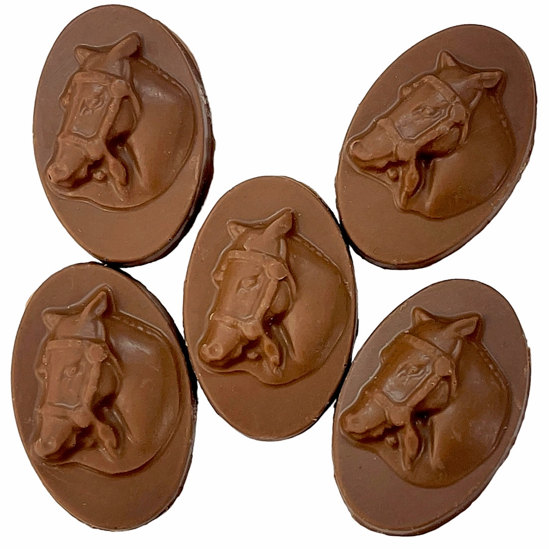 Grandpa Joe's Solid Horse Medallions Chocolate - Grandpa Joe's Chocolates