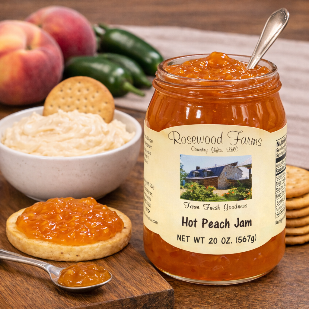 Hot Peach Jam - Grandpa Joe's Chocolates