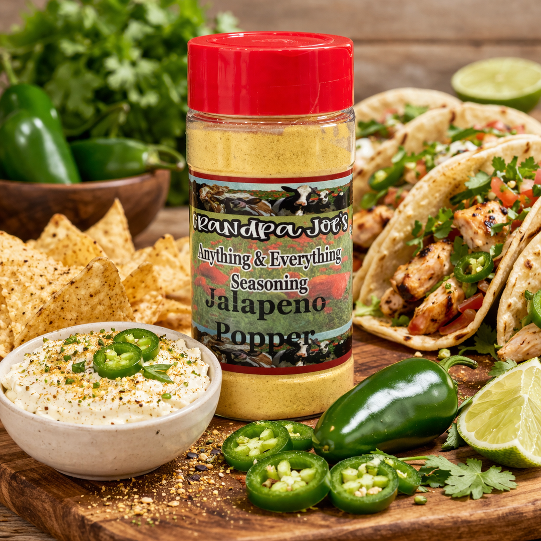 Grandpa Joe's Jalapeno Popper Anything & Everything Seasoning - Grandpa Joe's Chocolates