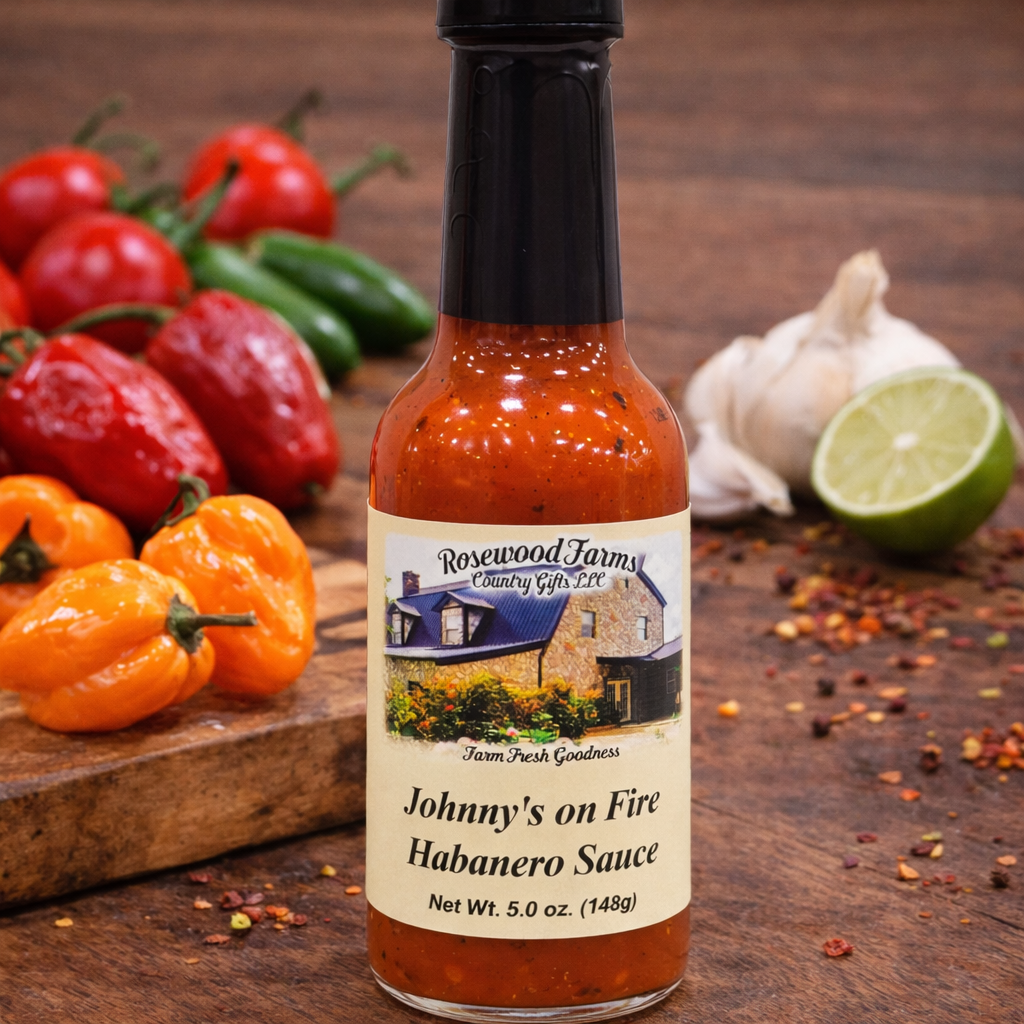 Johnny's On Fire Habanero Sauce - Grandpa Joe's Chocolates