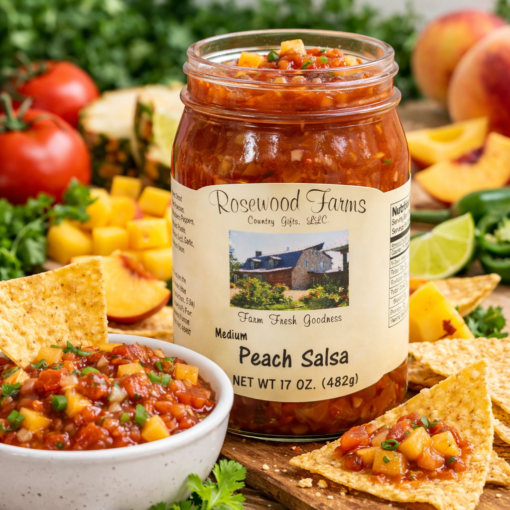 Medium Peach Salsa - Grandpa Joe's Chocolates
