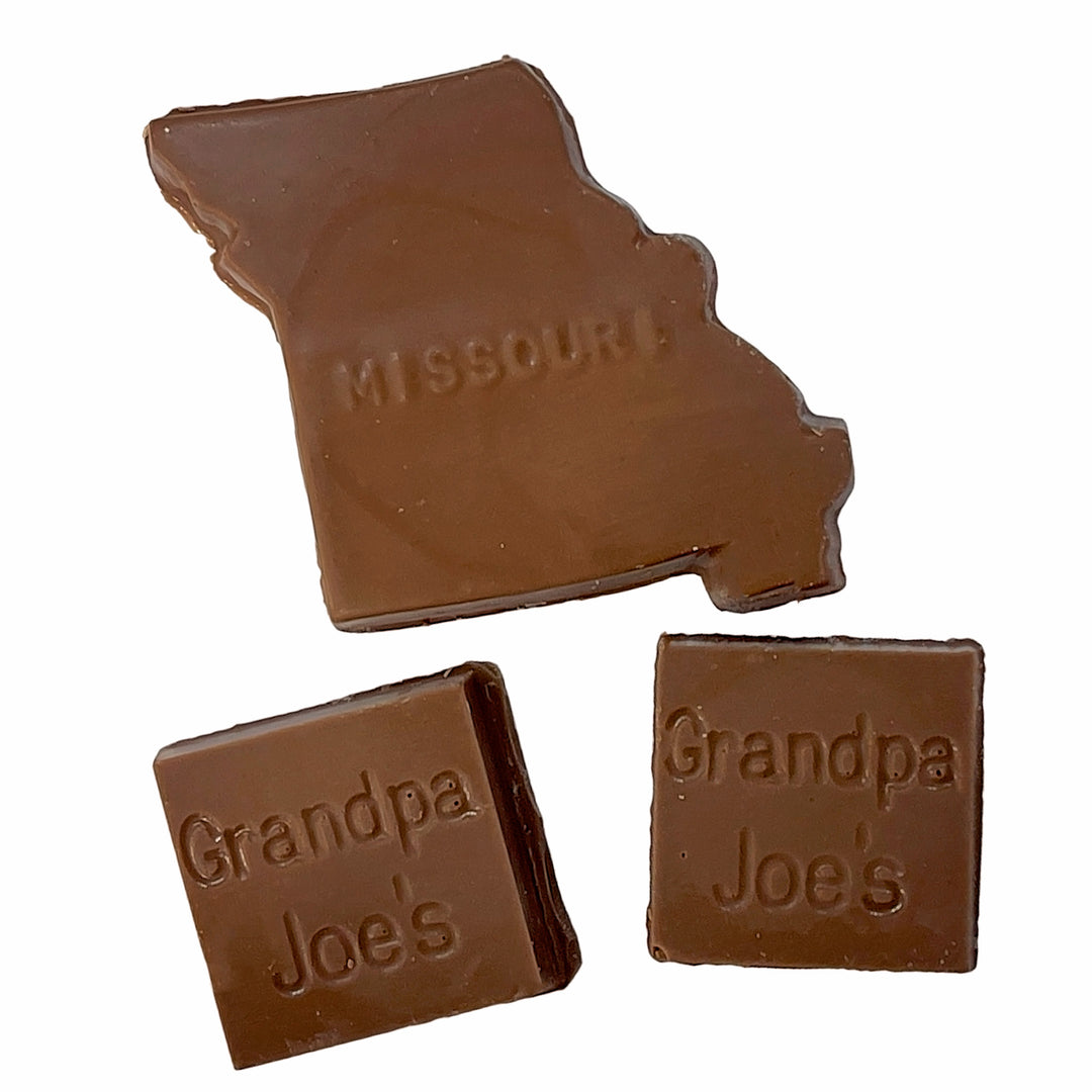 Grandpa Joe's Solid Missouri & Grandpa Joe's Squares Chocolates - Grandpa Joe's Chocolates