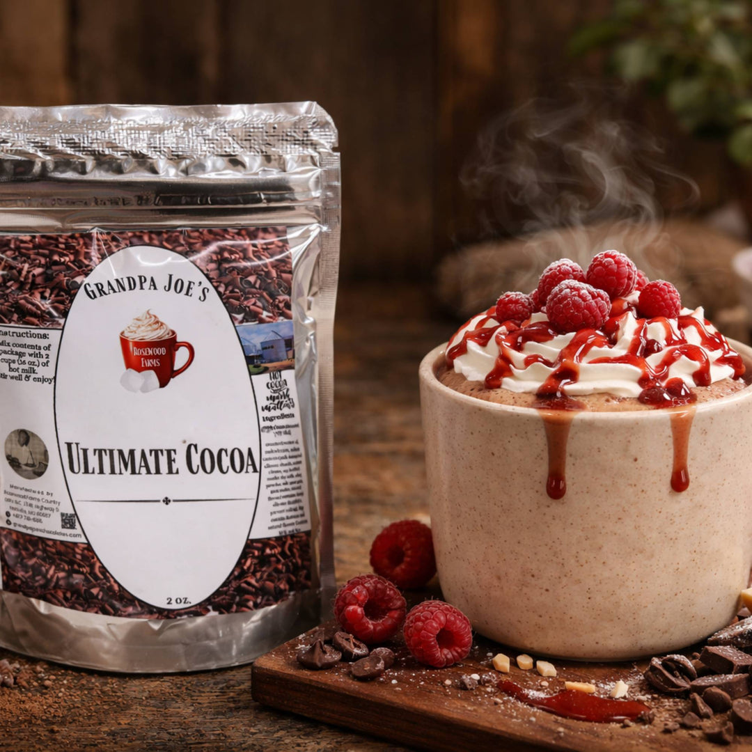 Grandpa Joe's Ultimate Raspberry Cocoa - Grandpa Joe's Chocolates
