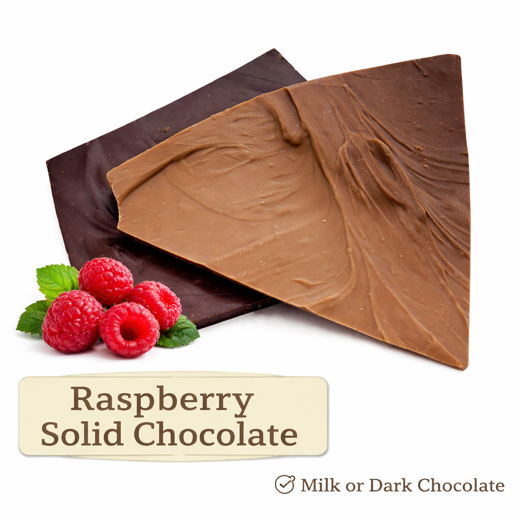 Raspberry Solid Chocolate Perfect Portion Bag - Grandpa Joe's Chocolates