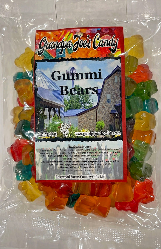 Mini Gummi Bears - Grandpa Joe's Chocolates