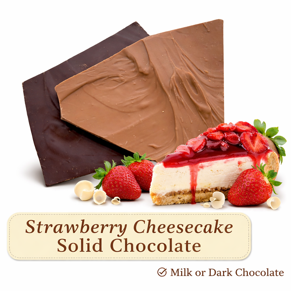 Strawberry Cheesecake Solid Chocolate Perfect Portion Bag - Grandpa Joe's Chocolates