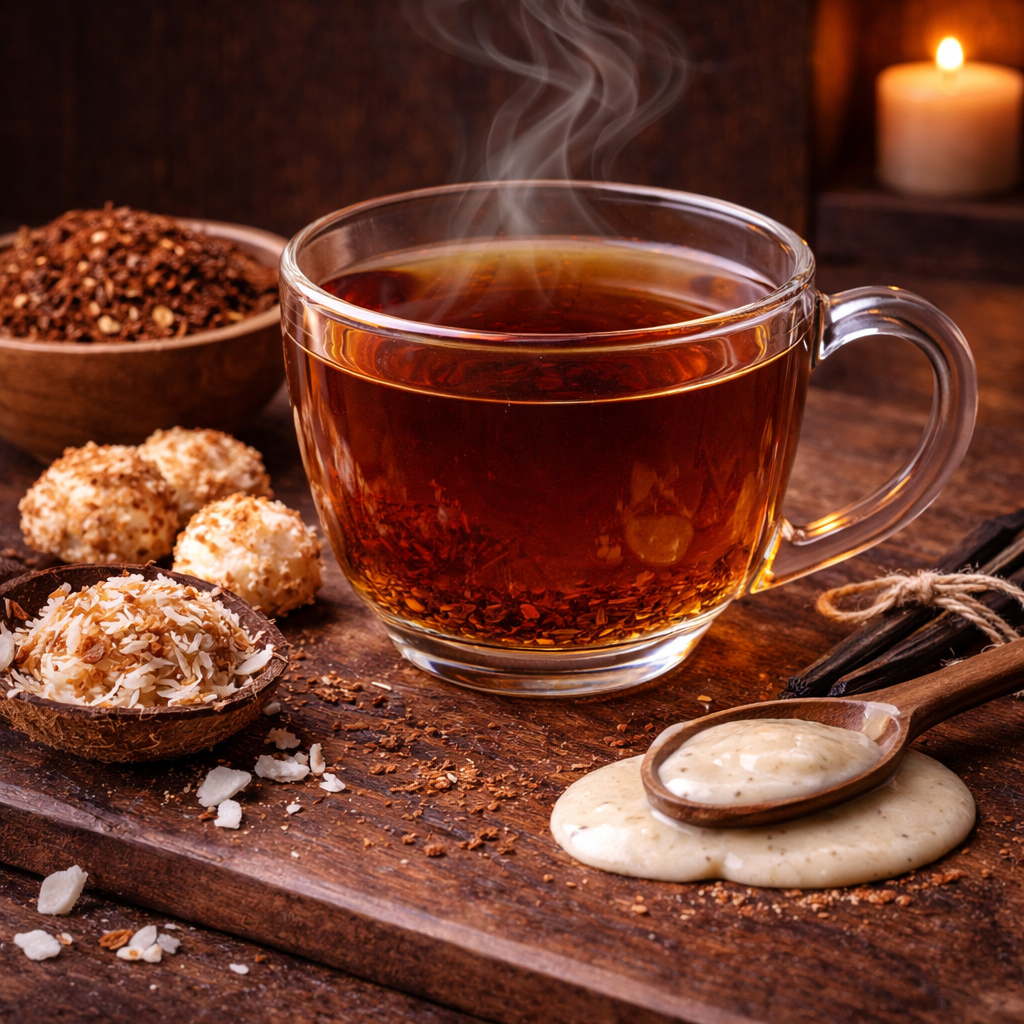 Toasted Coconut Cream Rooibos Tea - Grandpa Joe's Chocolates