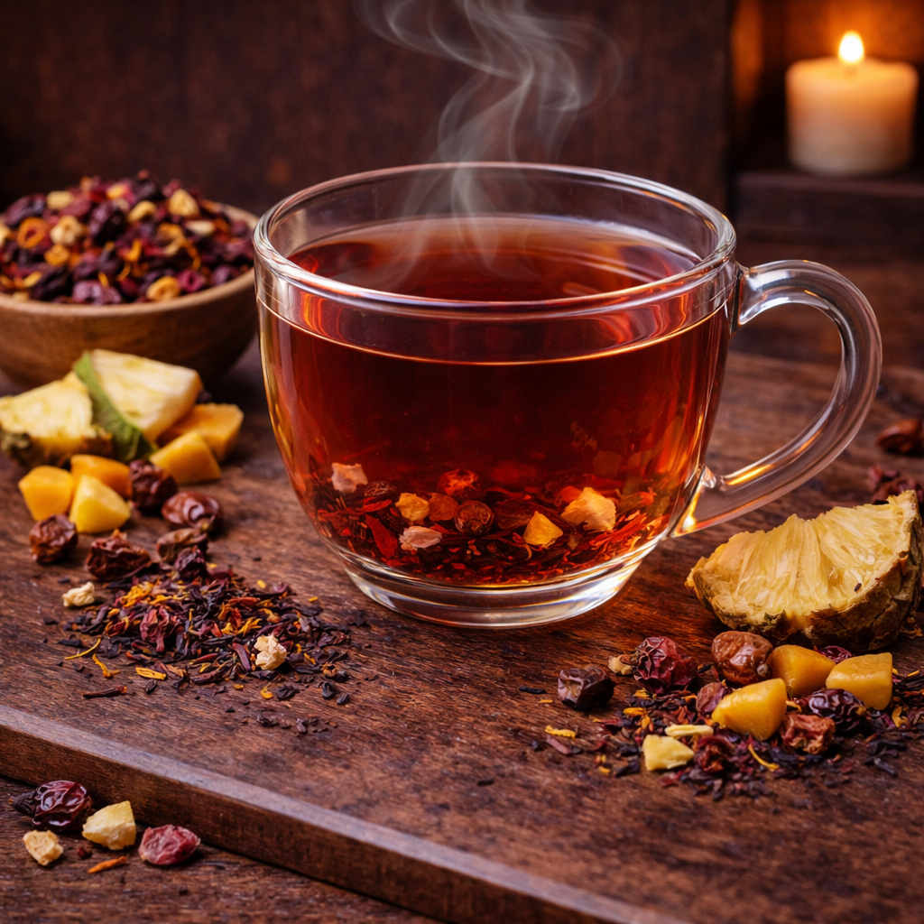 Tropical Fruit &amp; Hibiscus Tisane - Grandpa Joe&