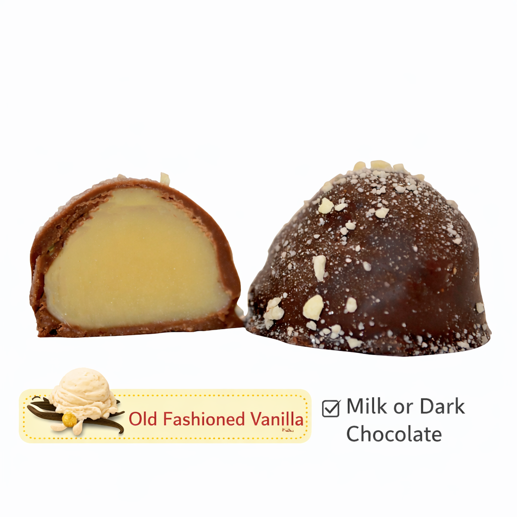Vanilla Ice Cream Truffle - Grandpa Joe's Chocolates