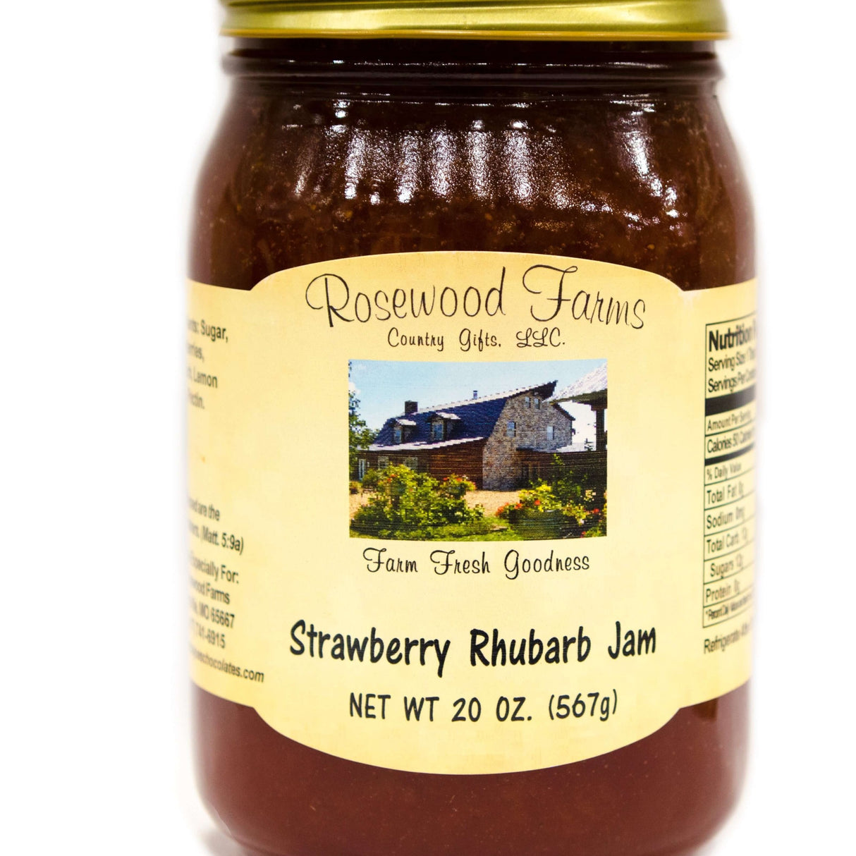 Strawberry Rhubarb Jam - Grandpa Joe's Chocolates