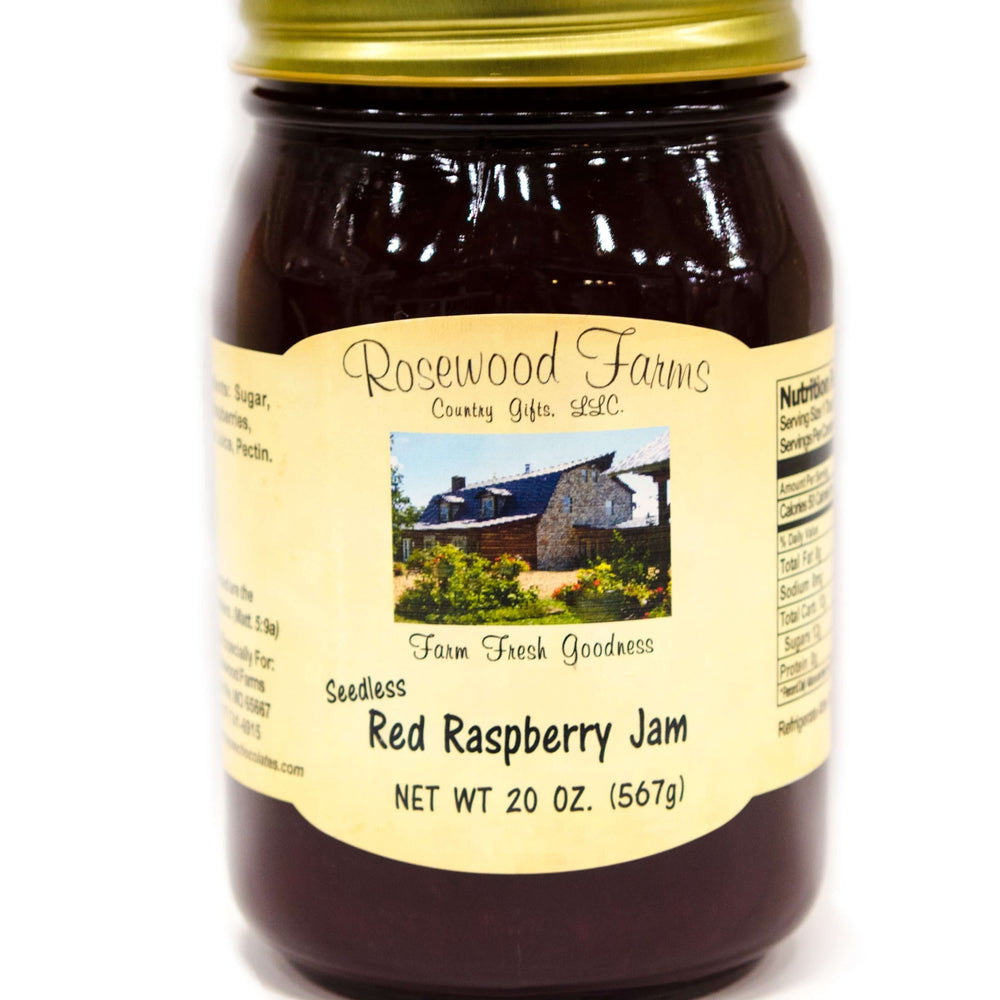 Seedless Red Raspberry Jam - Grandpa Joe's Chocolates