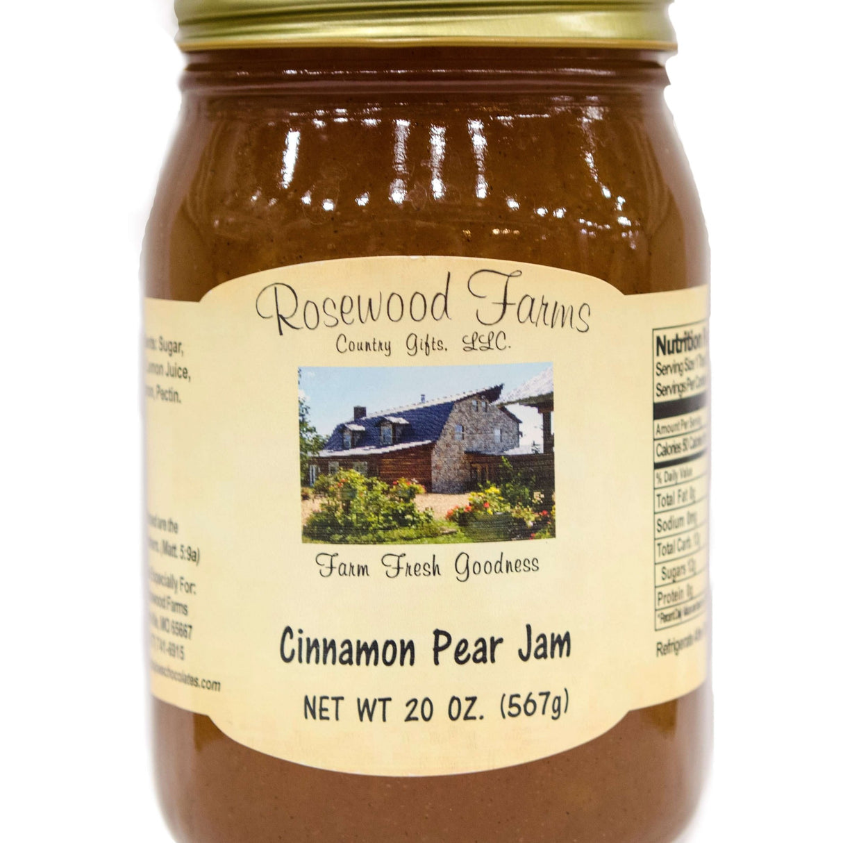 Cinnamon Pear Jam - Grandpa Joe's Chocolates