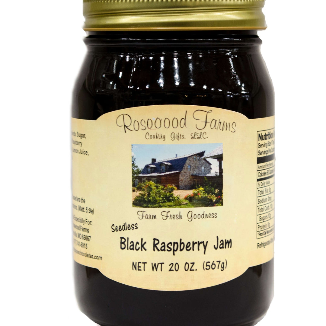Seedless Black Raspberry Jam - Grandpa Joe's Chocolates