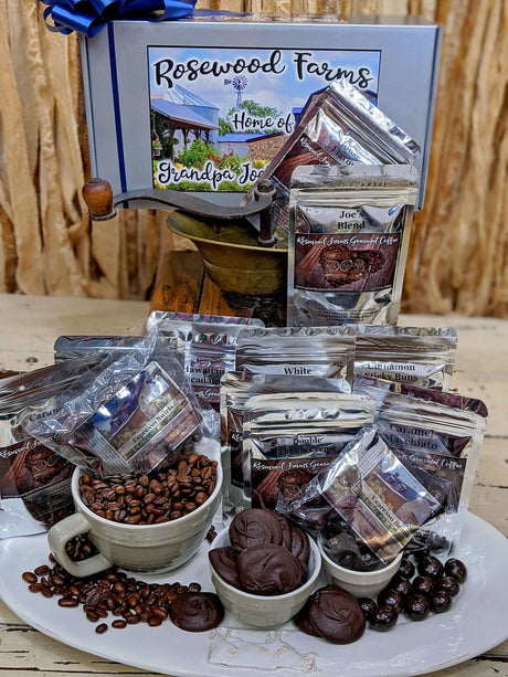 Coffee Lovers Gift Basket - Grandpa Joe's Chocolates