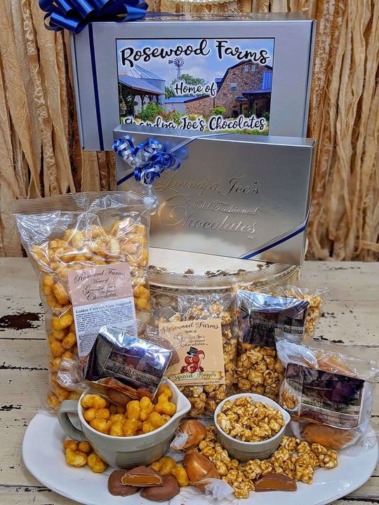 Caramel Lovers Gift Basket - Grandpa Joe's Chocolates