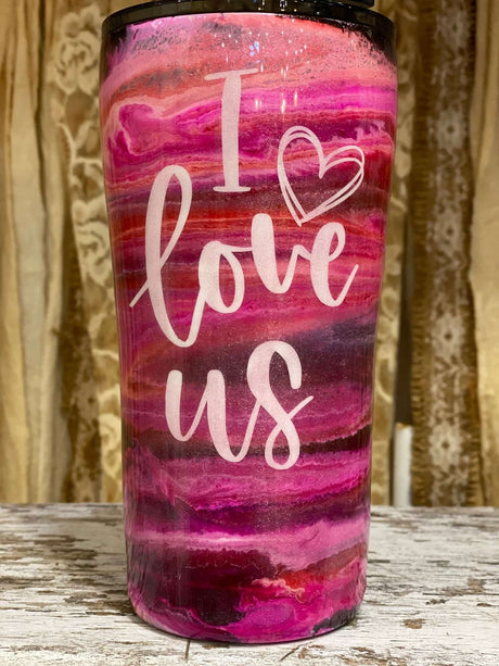 I Love Us Tumbler - Grandpa Joe's Chocolates