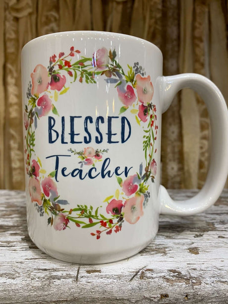 Blessed Teacher Mug - Grandpa Joe's Chocolates